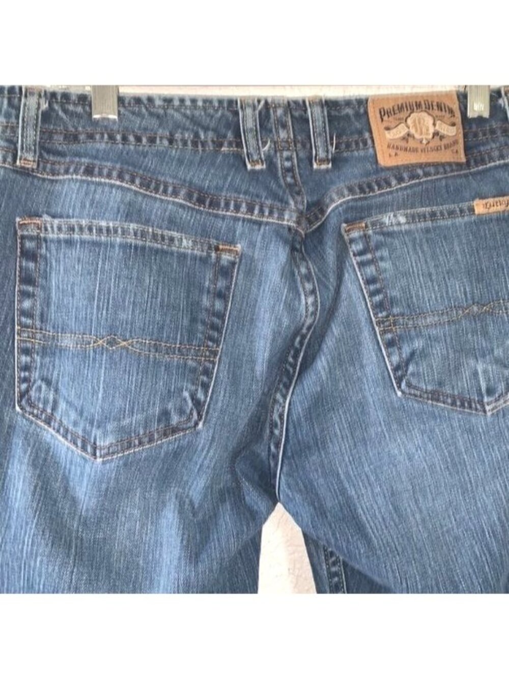 Lucky Brand Womens Size 6 / 28 Bootcut Wonder Jeans American Made Blue Denim - Picture 10 of 14